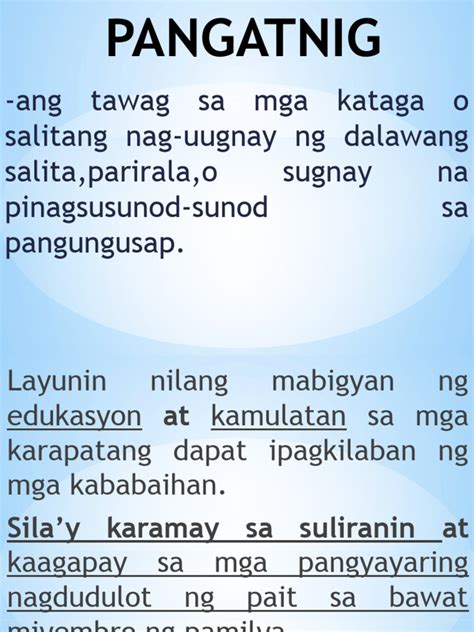 pangatnig na di magkatimbang halimbawa|halimbawa ng magkatimbang at di magkatimbang na yunit ng .